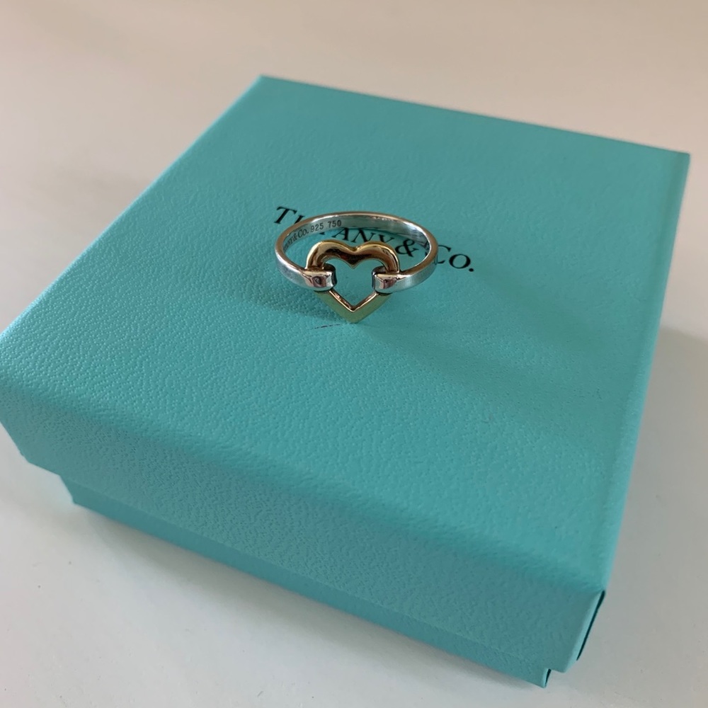 SOLD Tiffany & Co Gold Heart Ring